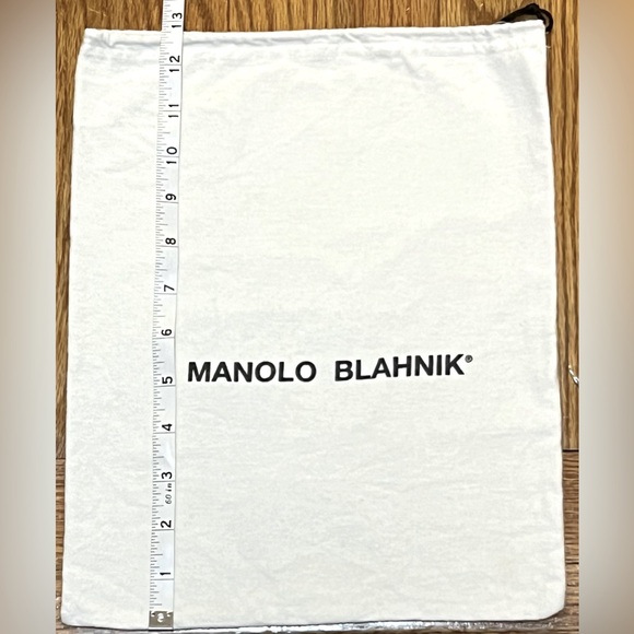 Manolo Blahnik Cream Dust Bag - Picture 2 of 5